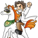 Gant Laborde's unicorn logo